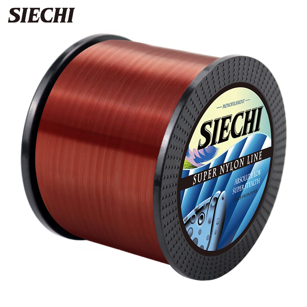 Fishing Line Fishing Tackle SIECHI Nylon Fishing Line 1000m Super Stronger Japan Monofilament Line Max Drag 4.4-28.6LB Saltwater Freshwater Carp