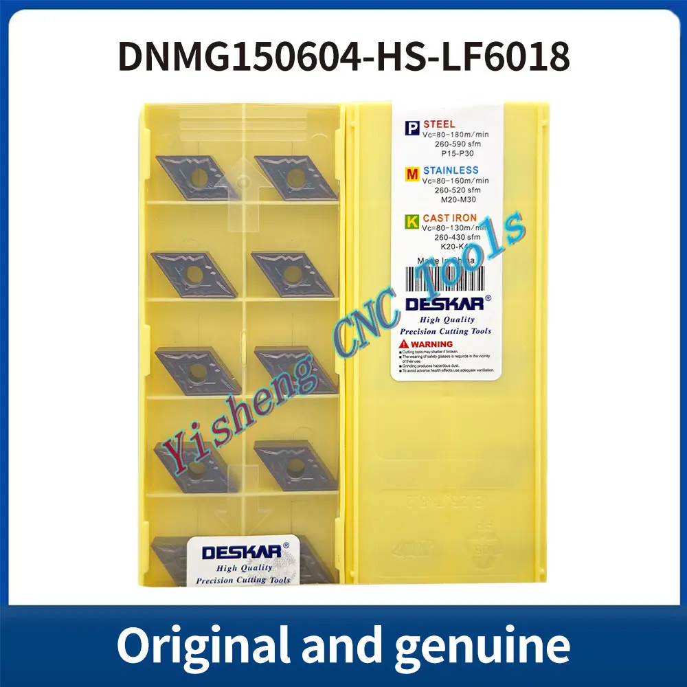DESKAR 100% 오리지널 DNMG150604-HS DNMG150608-HS DNMG150608-HA LF6018 LF6118 LF6018S CNC 절삭 공구