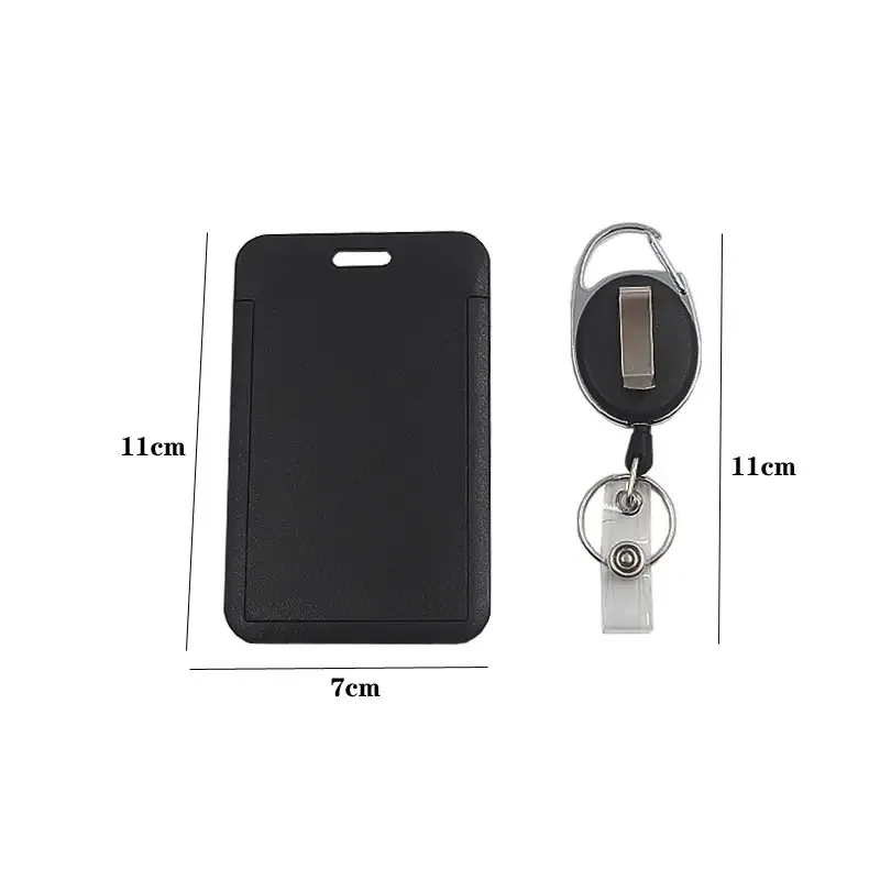 Work Permit Card Set Work Permit Card Set-Rope Retractable Neck Hanging Document Card Set-Chest Tag Access Control Hard Shell Protective