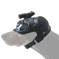 Тактический военный охотничий тренировочный шлем для собак K9, большой патрульный шлем для собак, овчарка, мотоциклетный защитный шлем с очками