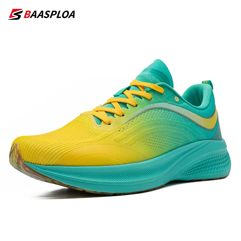 

Baasploa Professional Running Shoes Men Training Shoes Breathable Lightweight Sneakers Non-Slip Track Tennis Walking Shoe 2023