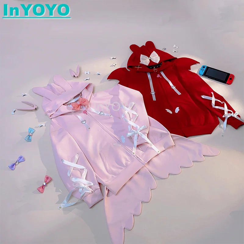 

InYOYO KAngel Tang костюм для косплея игра для недержанной девочки овердоз OMGkawaiiAngel толстовки Прекрасная повседневная одежда наряд для вечеринки для женщин