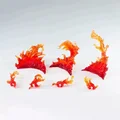 Red flame