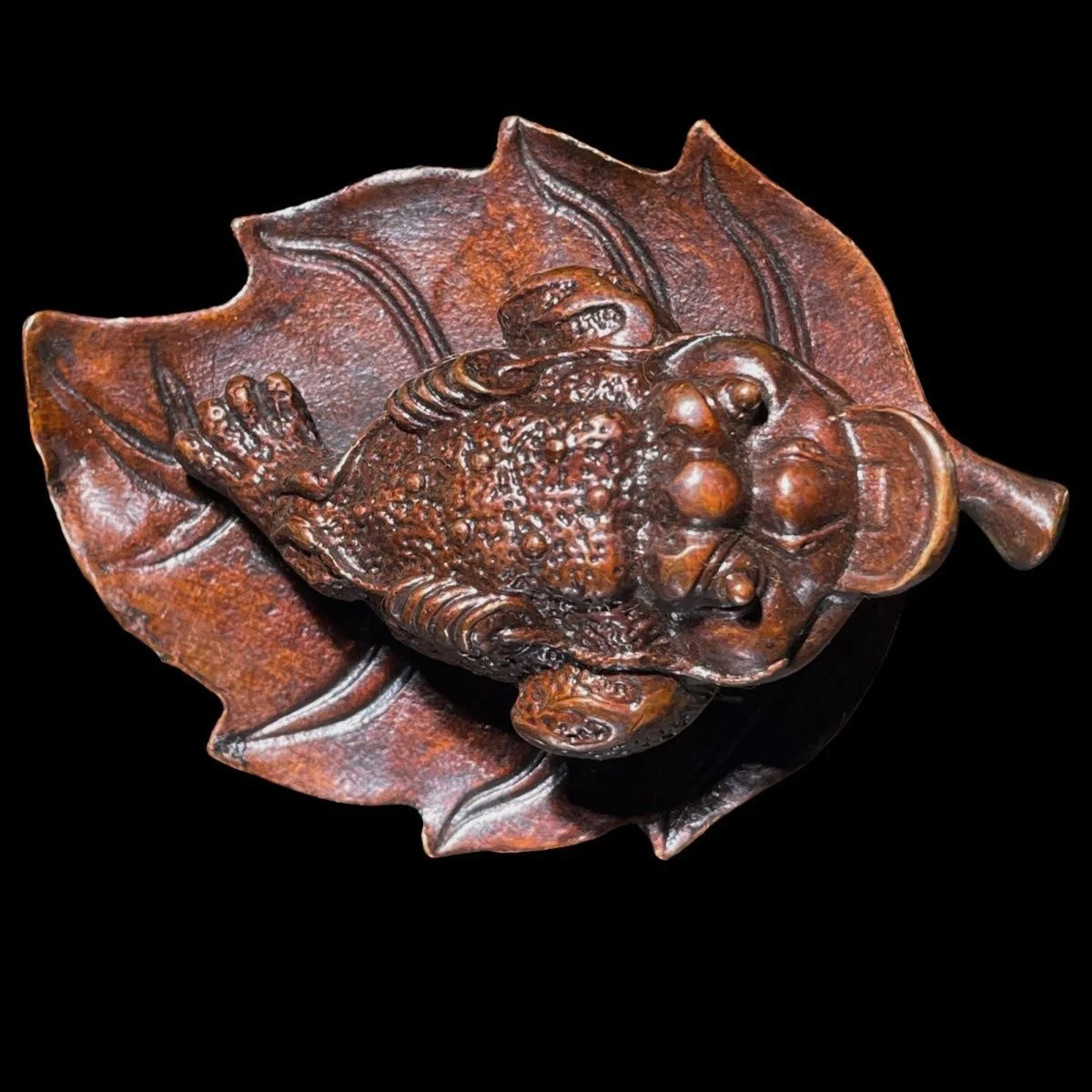 Copper tea pet golden toad tea table ornaments overnight wealth Zen tea tray tea set accessories tea ceremony zhaocai tea table
