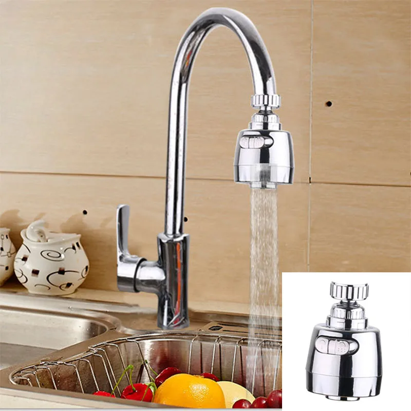 

2 Modes Universal Kitchen Faucet Adapter 360 Rotation Faucet Filter Extenders Kitchen Gadgets Spray Water Saving Tap Nozzle