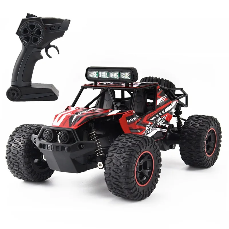 

2.4G Wireless Remote Control Car High-speed SUV 1:16 Alloy Bigfoot Car with Lights Throttle Scale Model Car Kid's Toys Rc Truck