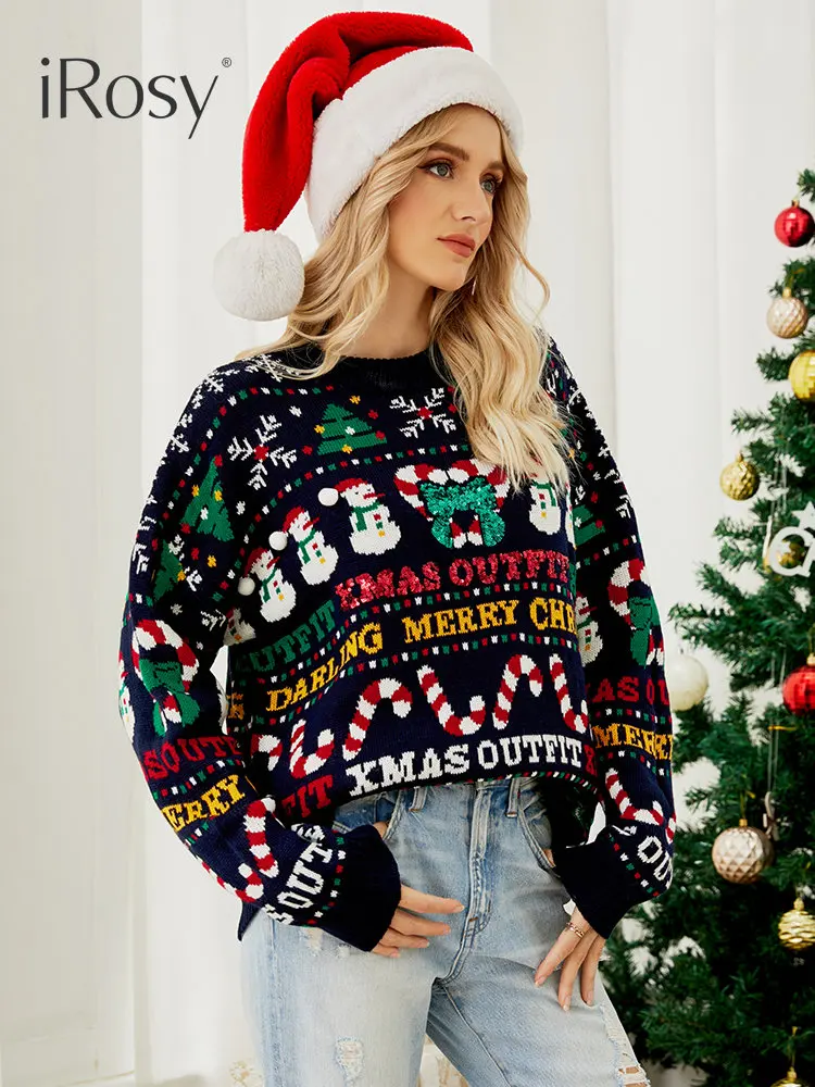 outfit con sueter navideño