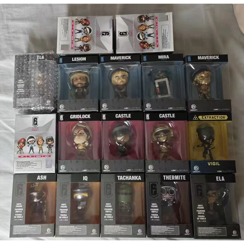 Figura de ação original Rainbow Six Siege, boneca Q Version