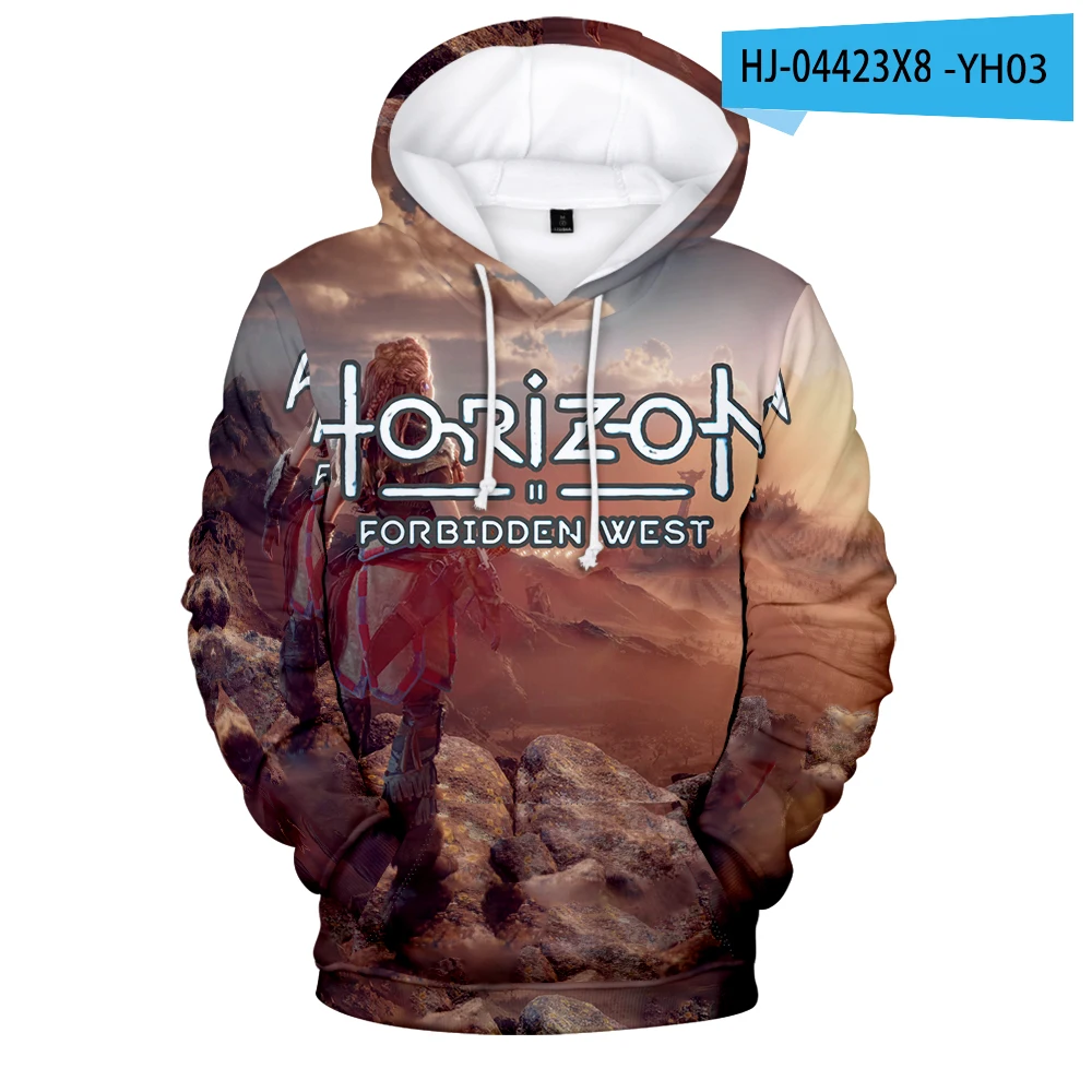 WAMNI Horizon Forbidden West Hoodie Unique Sweatshirts Harajuku Hoodies  Cosplay Sweatshirt Casual Unisex Clothes Game Hooded New - AliExpress