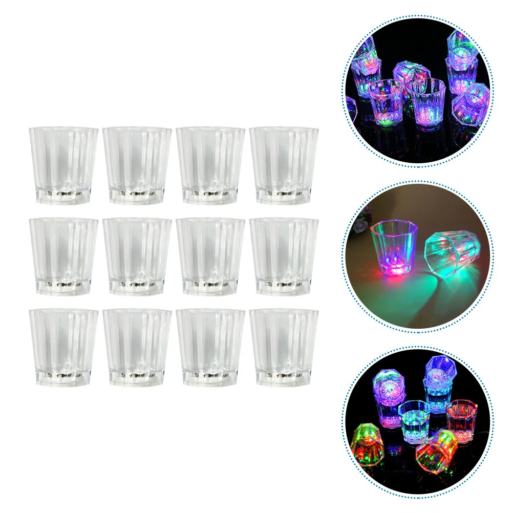 

Light Up LED Cups Automatic Flashing Drinking Cup Color Changing Beer Whisky Mugs Shot Glasses Bar Club Party Supplies