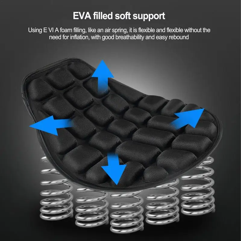 Motorcycle Silica Gel Seat Cushion For Kawasaki KLX230SM - Breathable Shock Absorption Pad For Long Rides