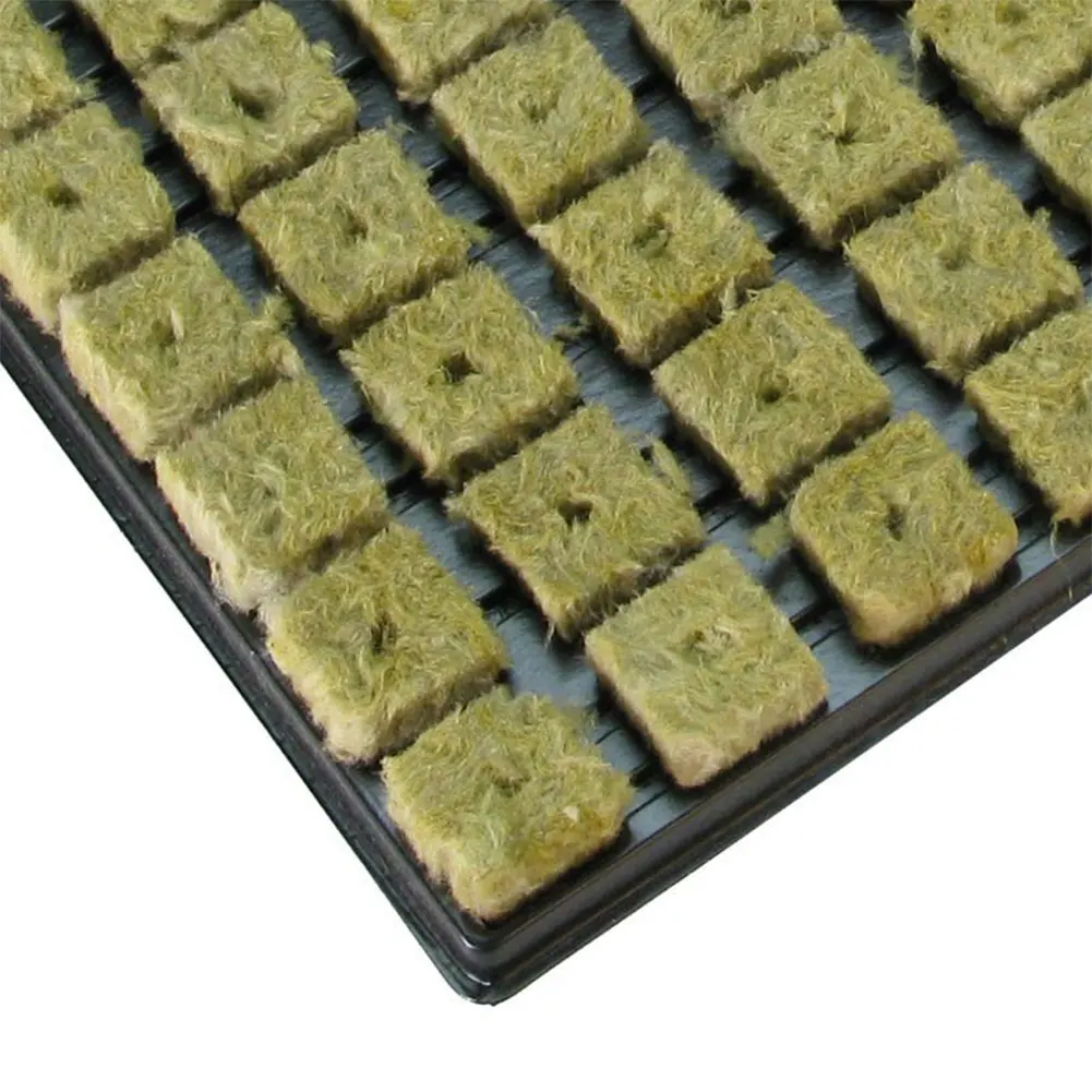 50PCS Growing Sponge Planting Grow Starter Cubes Root Growing Spread Cloning Cubes Hydroponic Indoor Garden Planting
