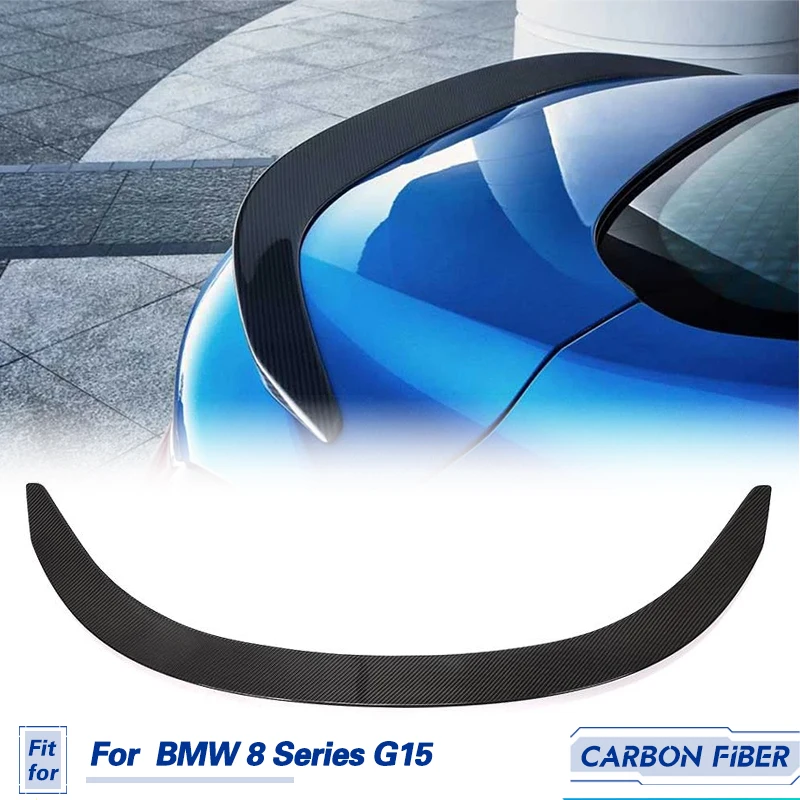

Car Rear Trunk Spoiler Wings Dry Carbon for BMW 8 Series G15 Coupe 2-Door 2018-2022 Racing Tail Boot Lid Wing Lip Spoiler