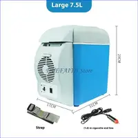 Armoire électrique réfrigérateur voiture 124B réchauffeur, capacité 7,5 l, réfrigérateur voiture DC12V Frid 6