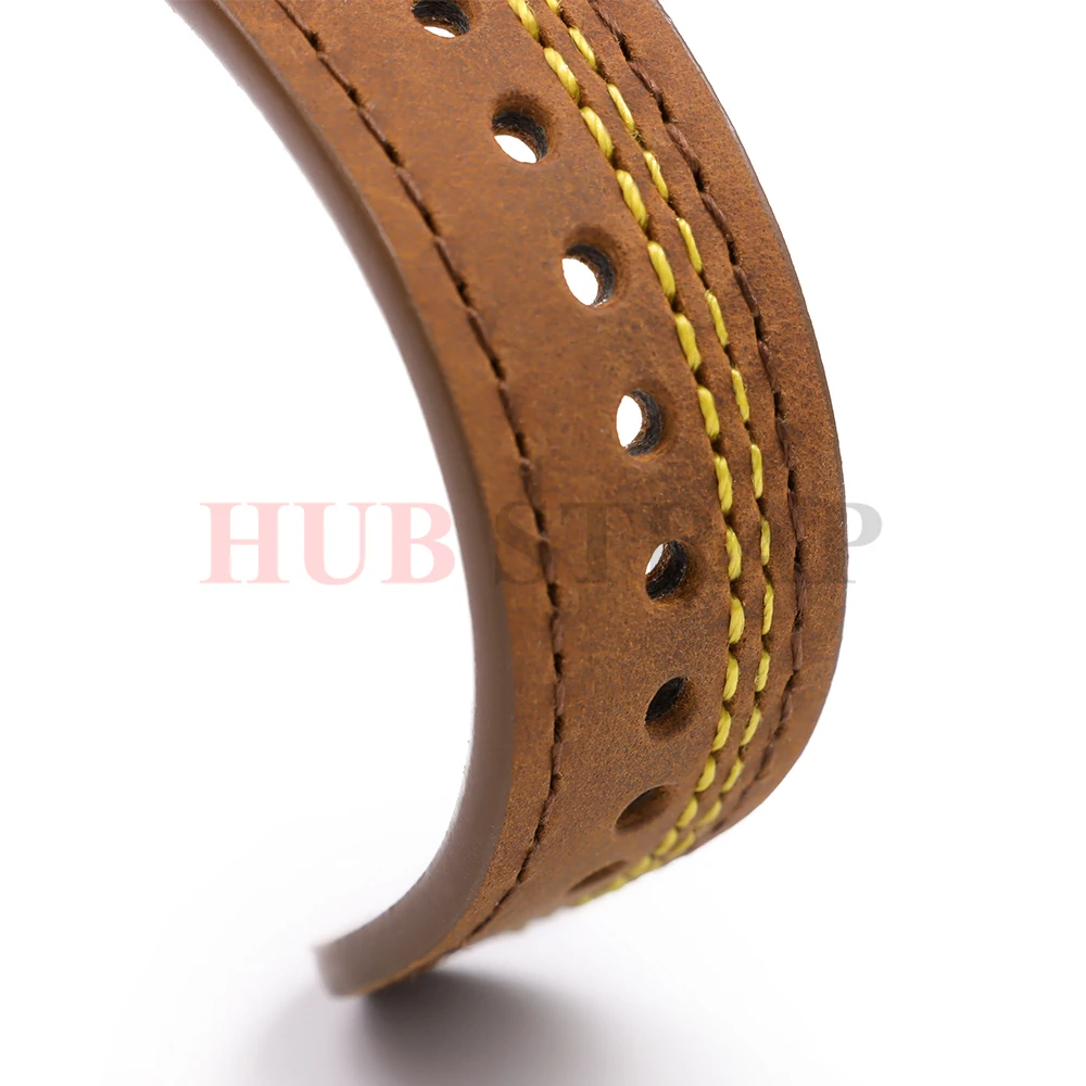 Premium Universal Crazy Horse Leather Watch Strap – Adjustable Sizes