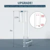 Acrylic Bathroom Shower Door Hook Over Glass Door Shower Towel Rack Punch-Free Bathroom Bathrobe Hanger Transparent Towel Hooks 5