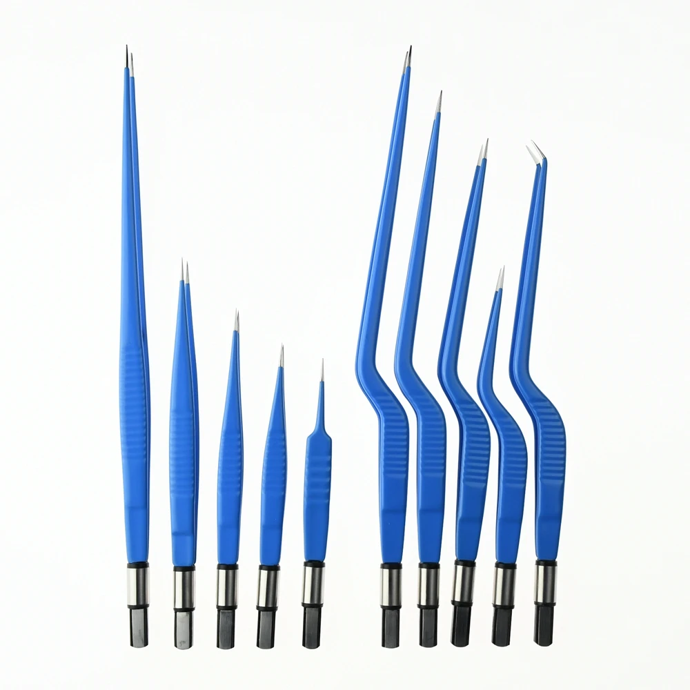 

Reusable Electrode Forceps Autoclaved Bipolar Tweezers Coagulation High Frequency Electricity Tweezers Bipolar Laparoscopia