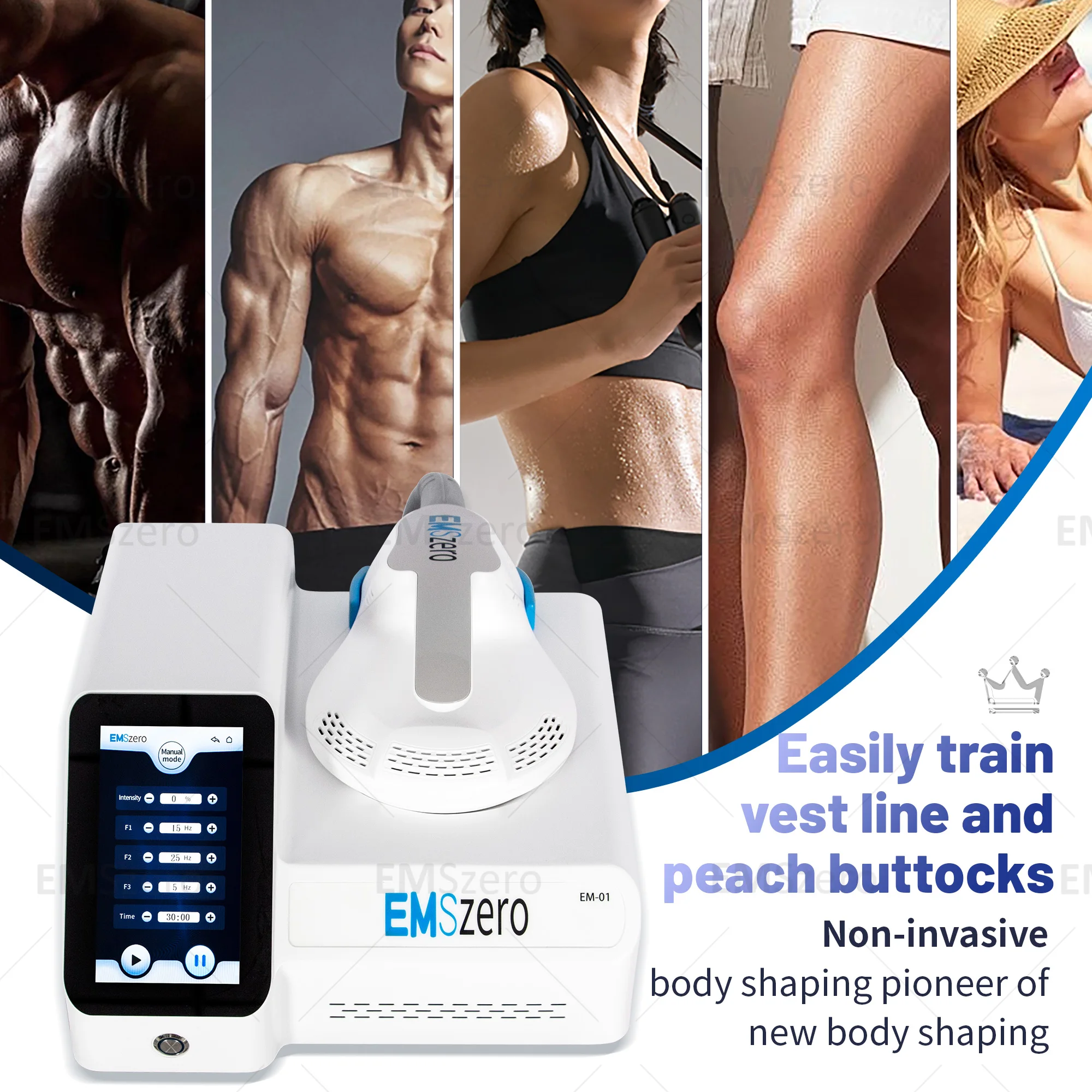 Portable  Neo Ems Body Sculpting Machine Emszero Sculpt Muscle Stimulator Fat Burn Slimming device Spa use 3