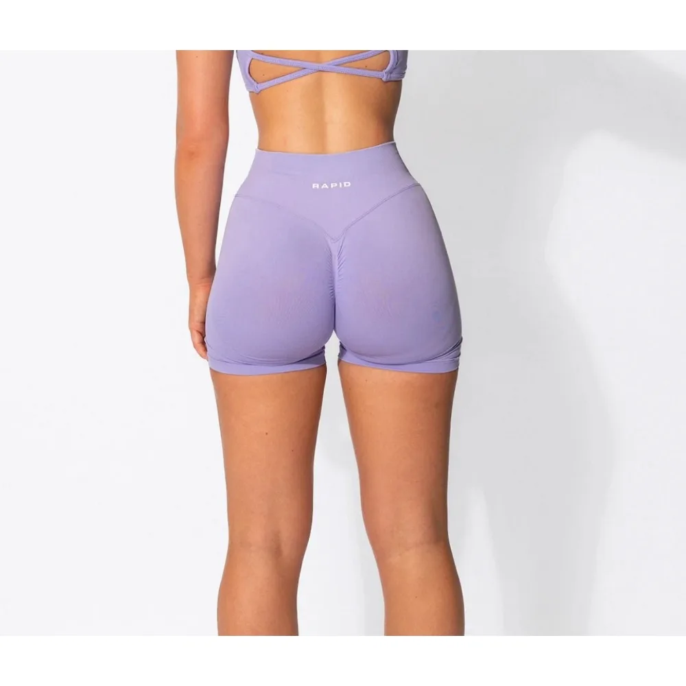 Yoga Gym Shorts for Women Low Waist Seamless Yoga Shorts Scrunch Bum Gym Workout Biker Short Stretch Fitness Clothing yoga shorts