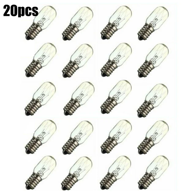 20PCS 20 X 2.2 5.5cm Sel Lampe Ampoule E14 Vis for Réfrigérateur