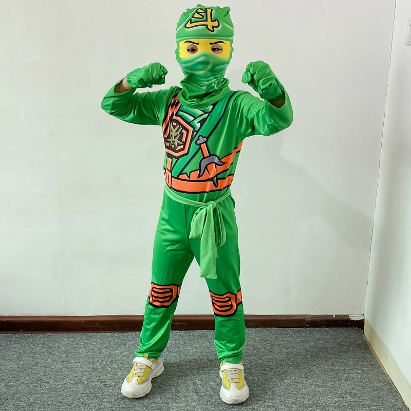Costume Omino Lego Vestito Carnevale Lego Costume Cosplay Di