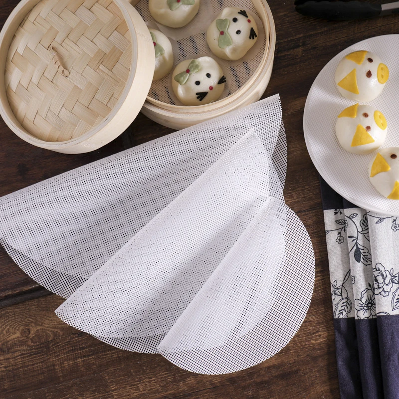1pc Nonstick Steamer Mat Dim Sum Tool Food Grade Silicone Under