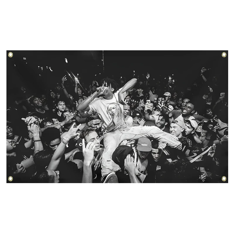 Hip Hop Album Cover Flag Tapestry 1