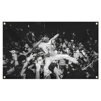 Hip Hop Album Cover Flag Tapestry 1