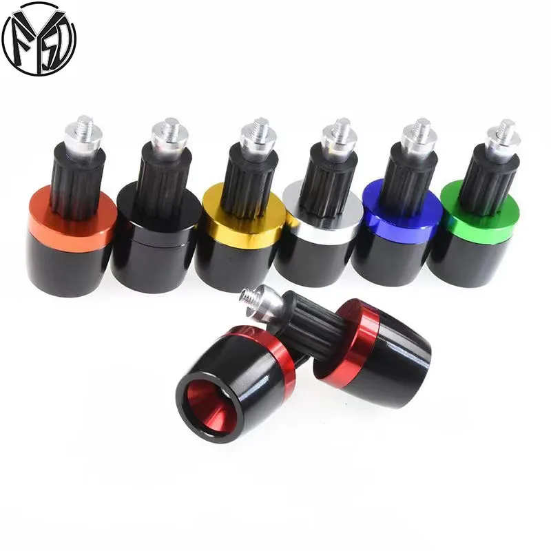 Motorcycle Handle Bar End Weight Handlebar Grips Cap Anti Vibration