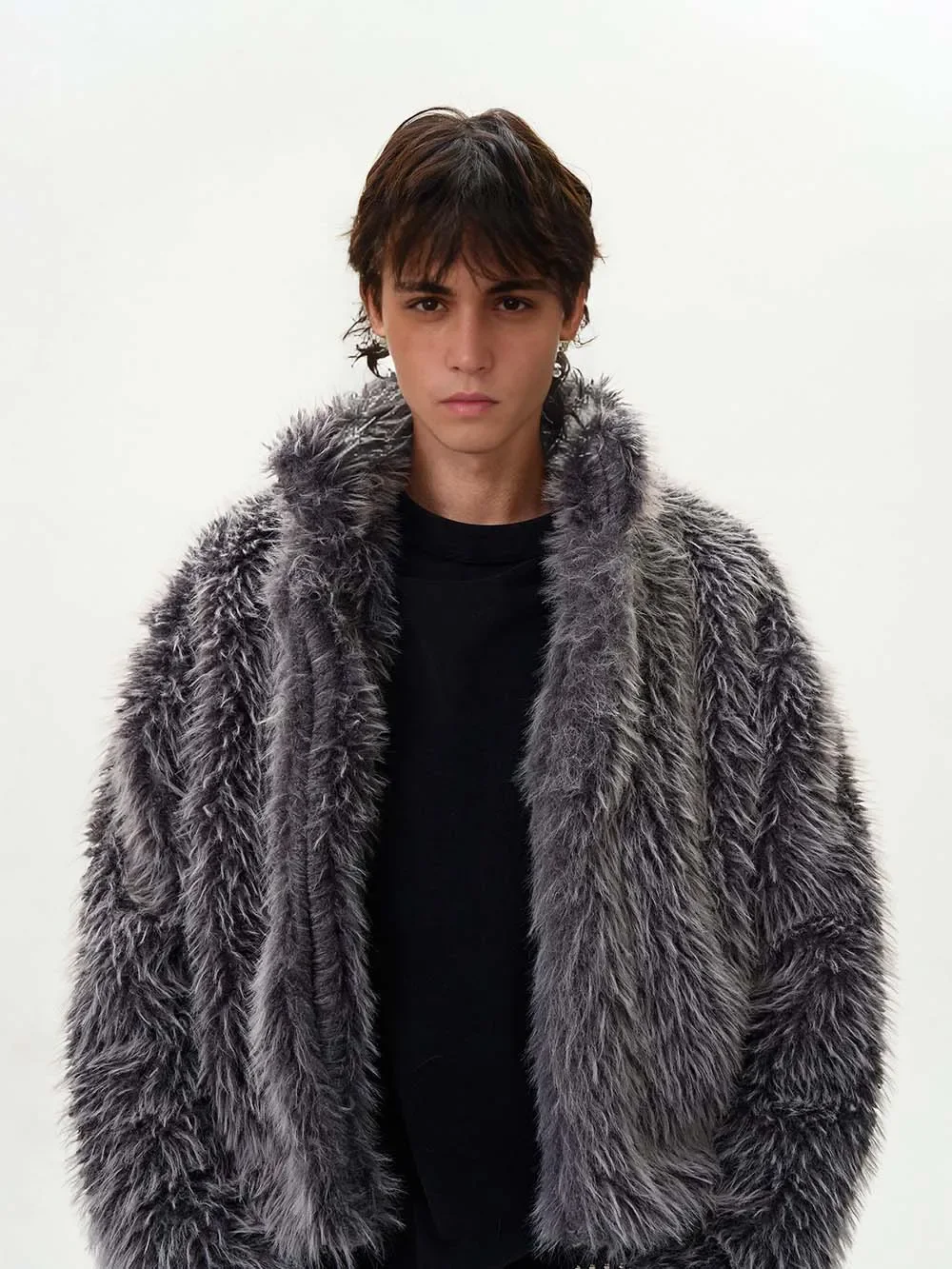 Tung Sung Fur Imitation Thickened Men Faux Fur Coat Men Warm New Winter High Quality Luxury Fluffy Jacket 6
