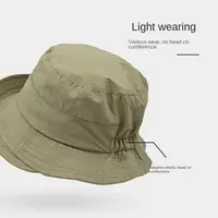 Casual Japanese Style Fisherman Hat Sun-Proof UV Protection Sun Hats Quick-Drying Camping Alpine Cap Summer 2