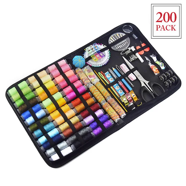 Sewing Kits DIY Multi-function Sewing Box Set for Hand Quilting Stitching Embroidery Thread Sewing Accessories Sewing Kits crochet hook art Needle Arts & Craft