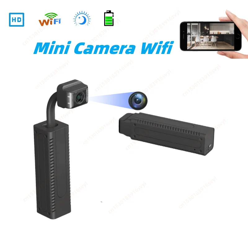 

1080P HD мини Wi-Fi камера, невидимая шпионская камера, расширяемая линза, умный дом, IP веб-камера, удаленный просмотр, ночное видение, маленькая видеокамера