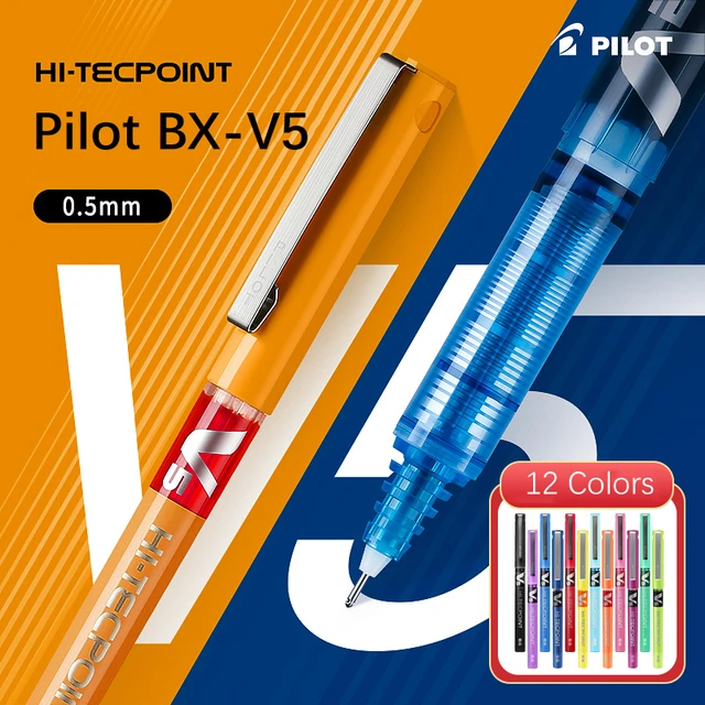 PILOT HI-TECPOINT SIGN PEN BOX OF 12 RED 0.5MM BXV5