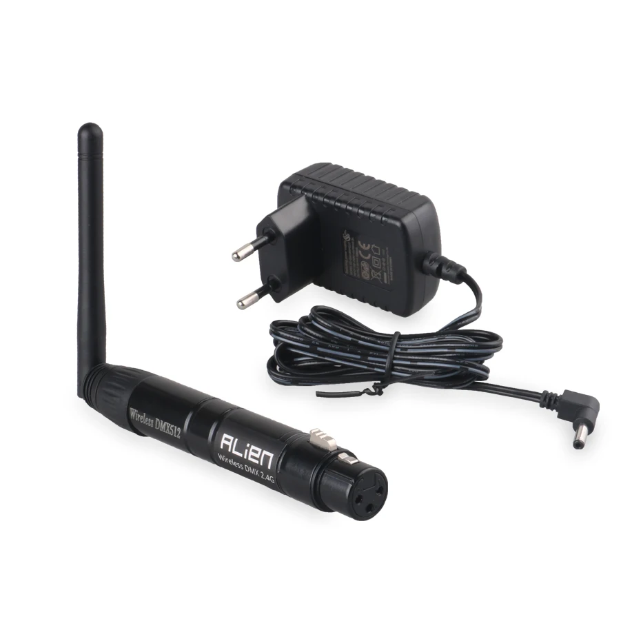 ALIEN DMX512 Wireless Controller Receiver Transmitter 2.4G ISM Dif Communication Distance 300m for Stage Par DJ Disco Bar Lights 5