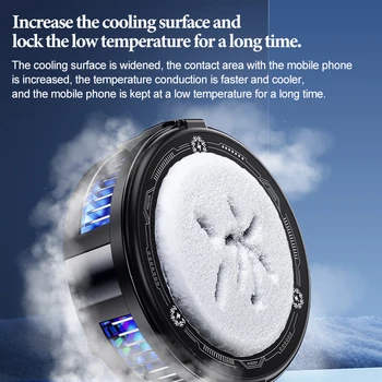 Ventola di Raffreddamento per Telefono, Ventilatore Mobile per Cellulare, Raffreddatore per Telefono, Ventola di Raffreddamento per Cellulare