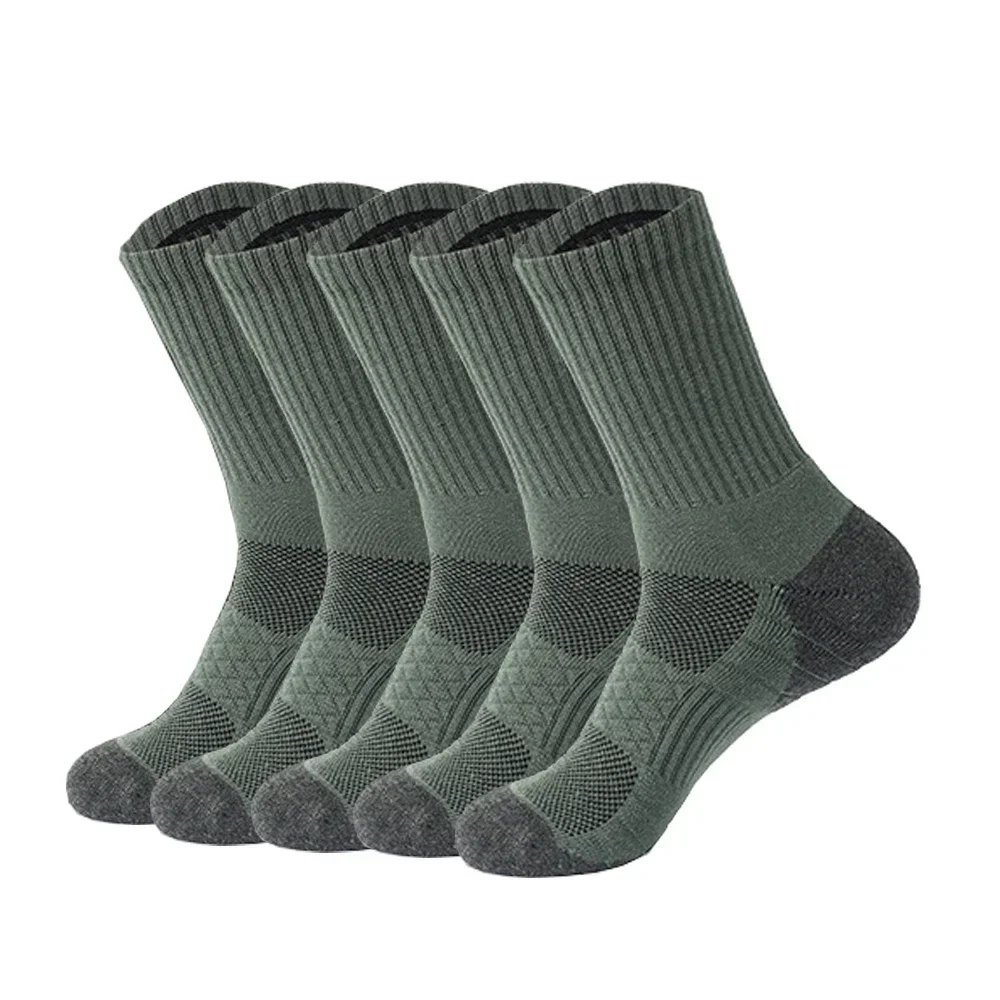 5 Pair Men's Ankle Socks with Cushion Athletic Running Socks,Performance Cushioned Breathable with Support Crew Socks 9 Se4e99b2aedd542b086f0b6337652e526C
