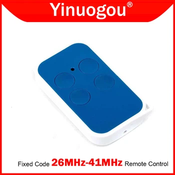 차고 문 원격 제어 26.975MHz 26.995MHz 27.015MHz 27.120MHz 27.195MHz 30.875MHz 30.900MHz 30.925MHz 40.685MHz 고정 코드