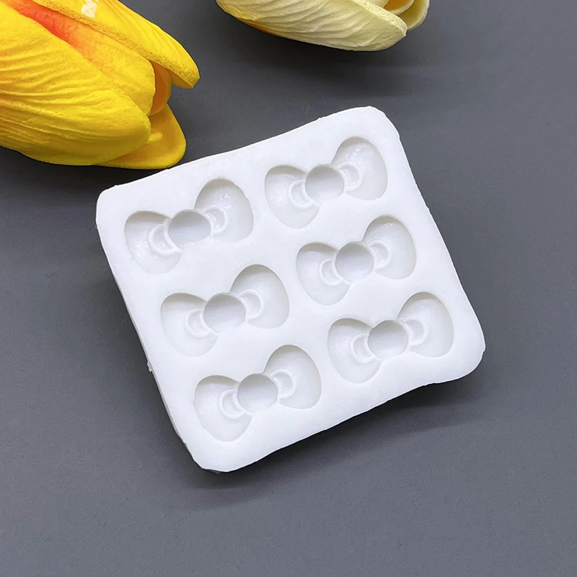 Bogen Silikonform Sugarcraft Cupcake Backform Harz Werkzeuge Schokolade Fondant Kuchen Dekorieren Werkzeuge – Detail 5