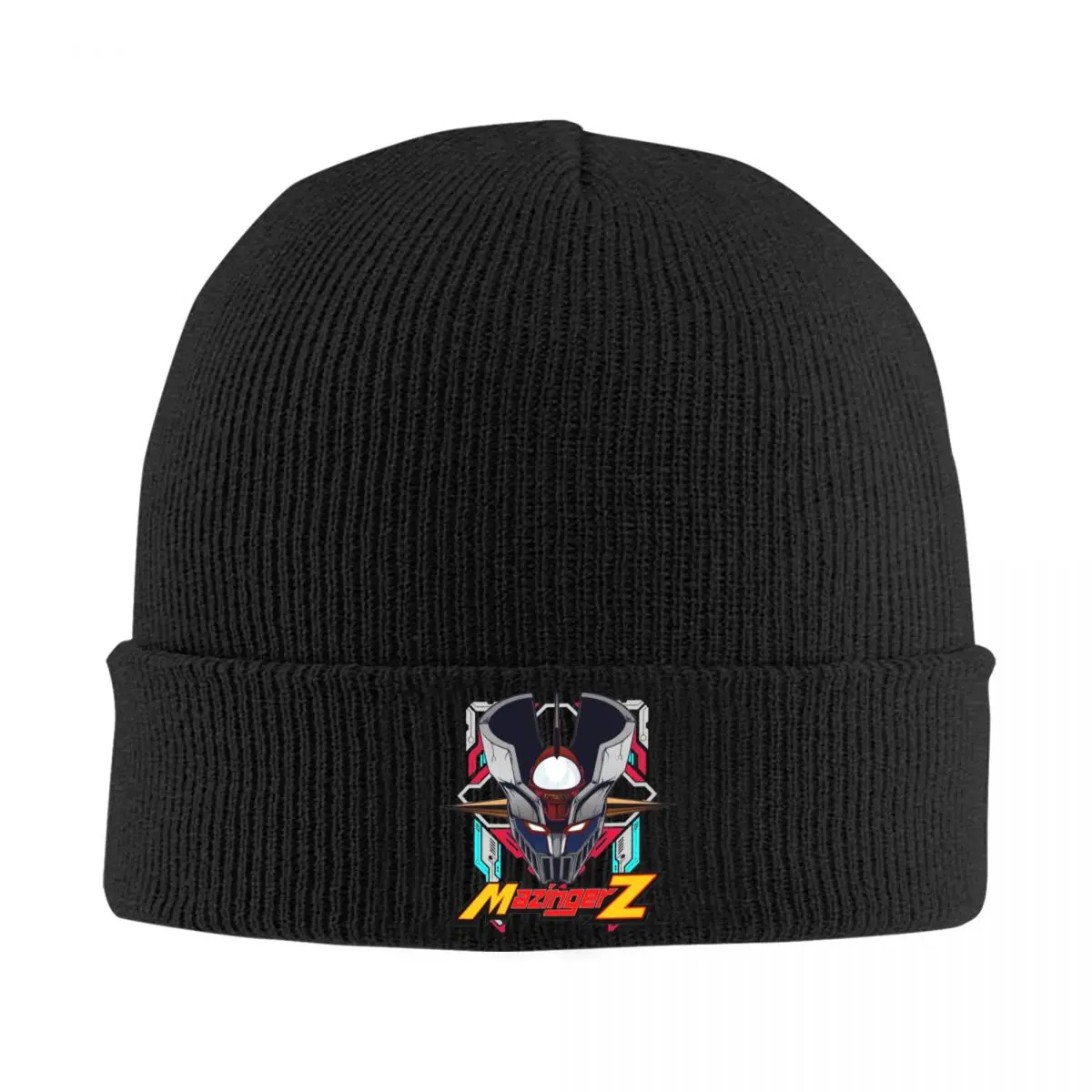 

Mazinger Z Robot Anime Accessories Warm Slouchy Beanie For Unisex Knitted Skull Cap Beanies Skullies