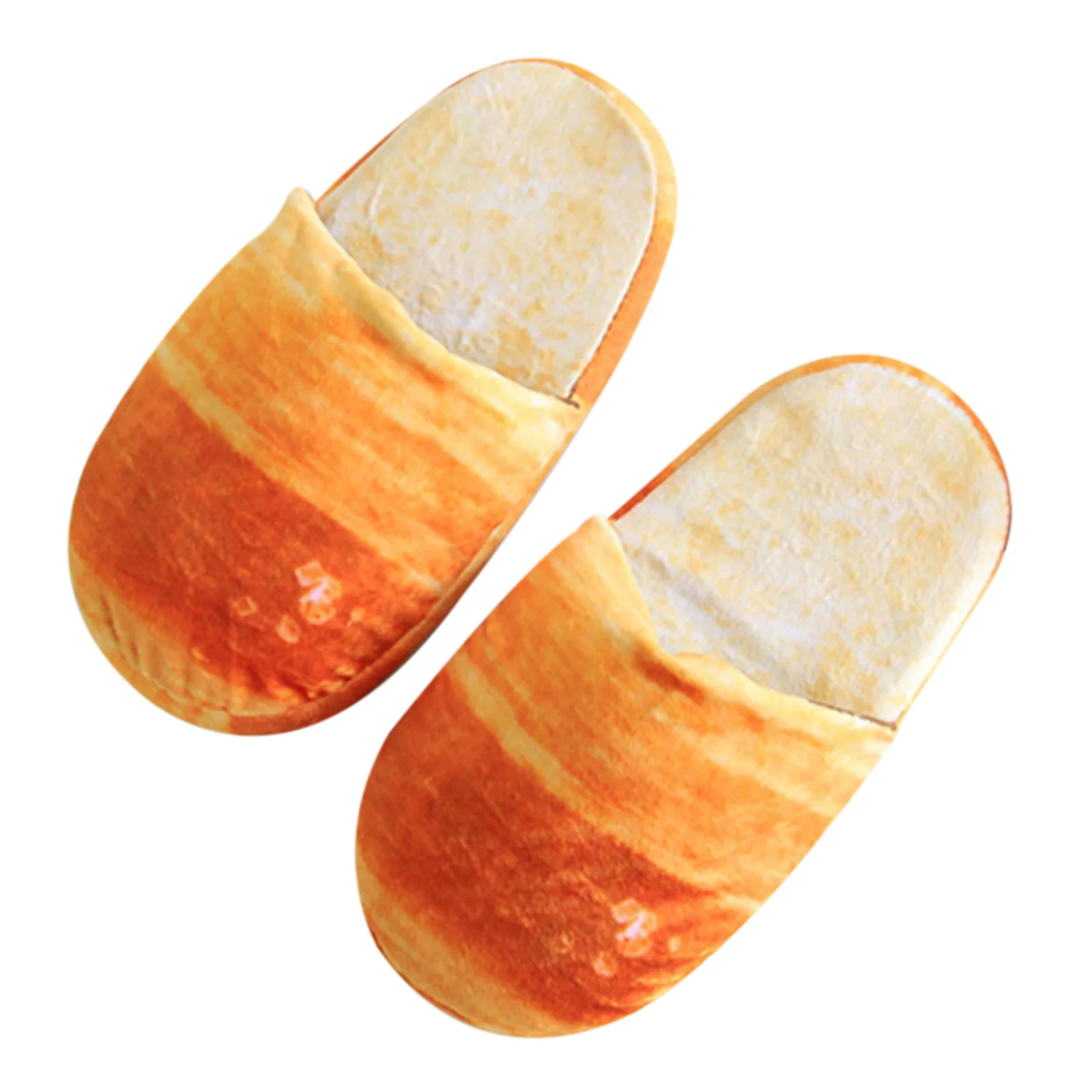 

Simulation Bread Cotton Slippers Winter Home Soft Bottom Non-Slip Plush Warm Cotton Slippers