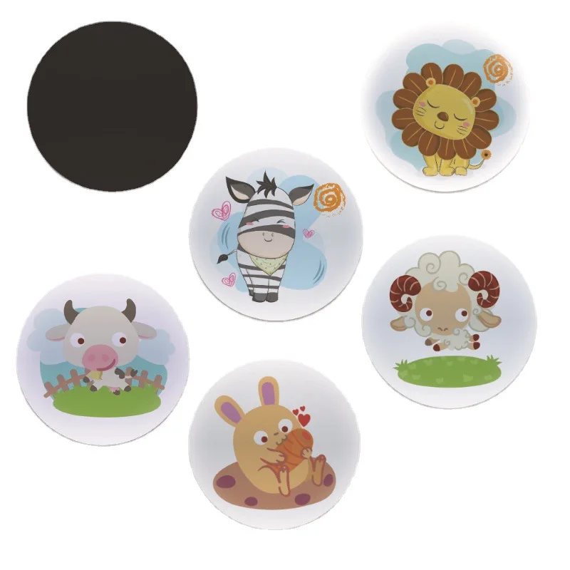 Color Changing Toilet Targets Sticker Cute Anmial Flushable Pee Aiming Targets for Kids Potty Training vinyl stickers toilet stickers toilet seat stickers kitten wall stickers