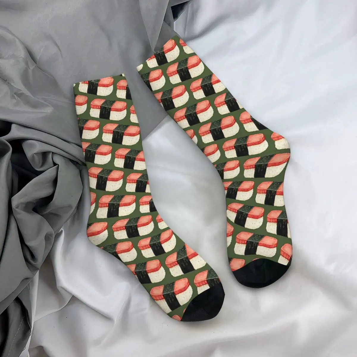 Hot Sale Musubi - Green Adult Socks,Unisex socks,men Socks women Socks