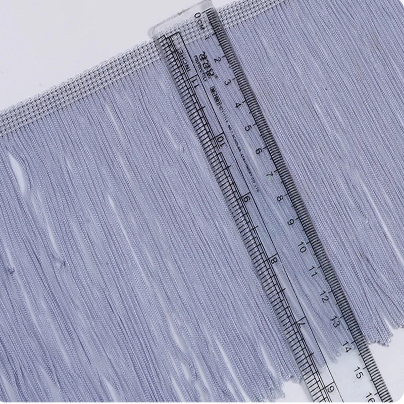 15cm 길이의 프린지 레이스 태슬 폴리에스터 트림 라틴 댄스 스커트 커튼 무대 의상 커튼 장식 DIY 바느질 액세서리