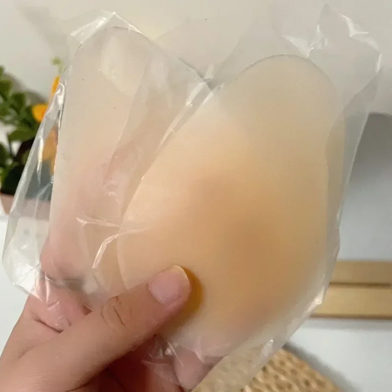 No Glue Sticky Nipple Cover Plunge Droplet Invisible Bra Ultra Thin Seamless Silicone Nubra Stickers Lifting Breast Pads Pasties