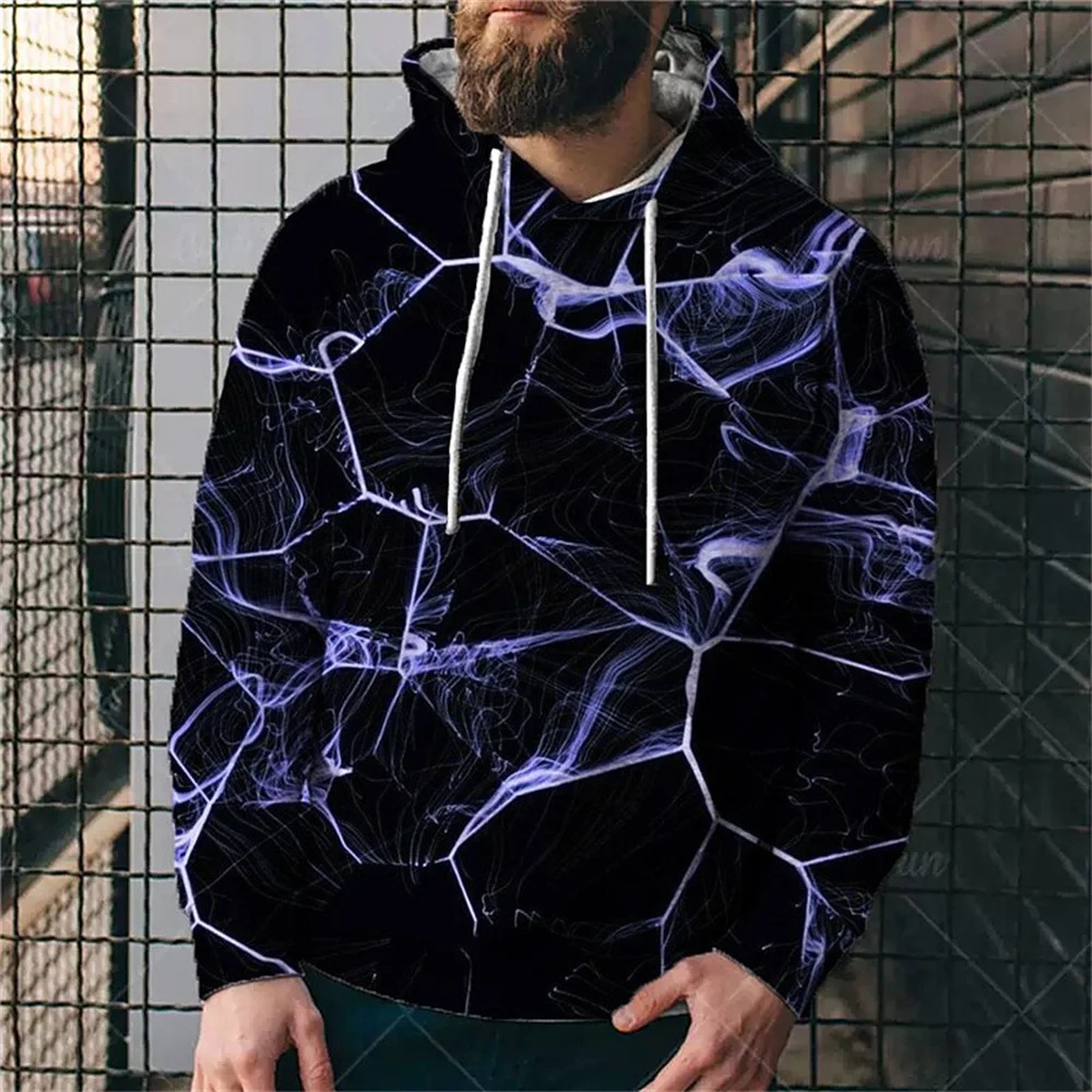

Толстовка мужская хлопковая с капюшоном, свитшот с 3d цифровой печатью, молния, Повседневная Уличная одежда в стиле хип-хоп, одежда для спортзала, большие размеры