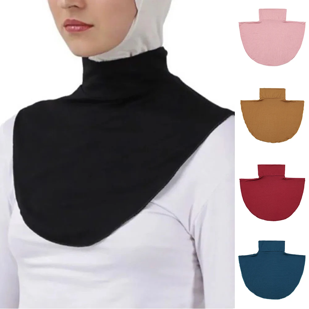 

Winter High Collar Fake Collar Turtleneck Clothing Accessories Collar Muslim Skin-friendly Comfortable Fashion False Collar 1pc