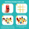 Parent-child Interactive Toys Tic Tac Toe Game Funny Games for Kids Family Friends Suitable Party Toys Big Eat Small Game 6
