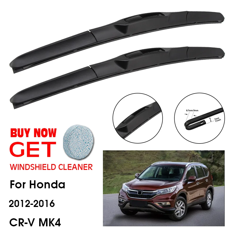 

Автомобильный стеклоочиститель для Honda CR-V MK4 26 дюймов + 16 дюймов 2012-2016, передняя стеклоочиститель, стеклоочистители, аксессуары для лобового ...