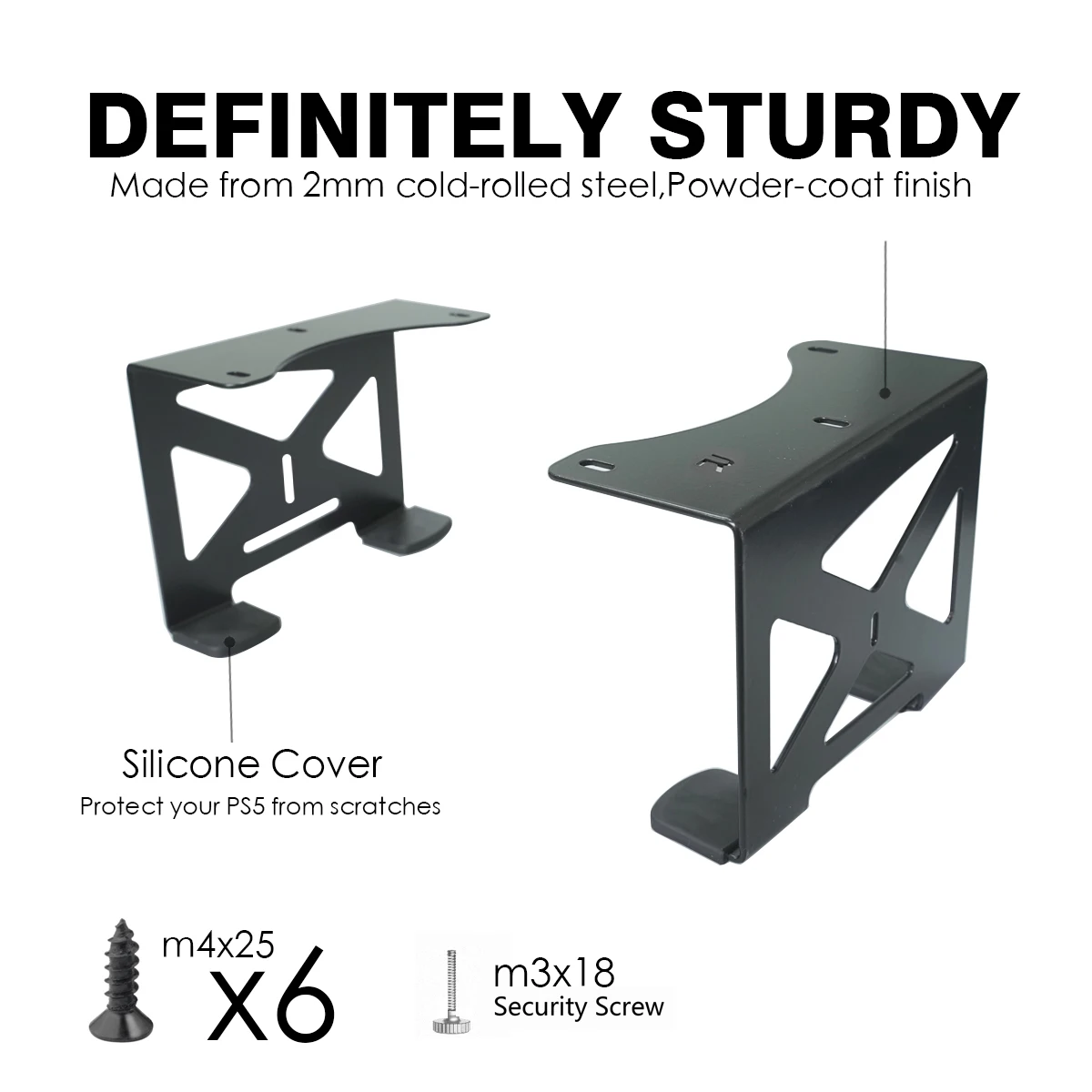 Monzlteck デスク下ホルダー PS5/PS5 スリム用、ステルスマウント